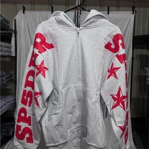 Sp5der Zip Up Hoodie
